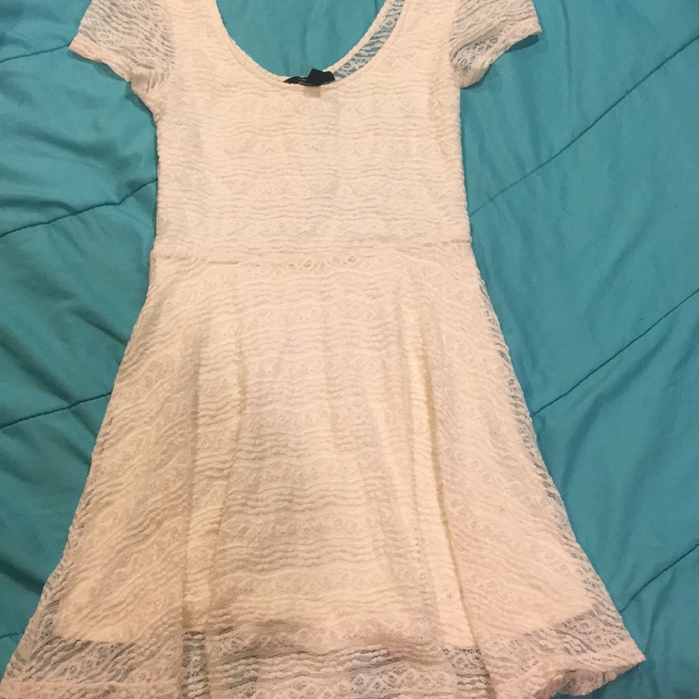 White lace dress
